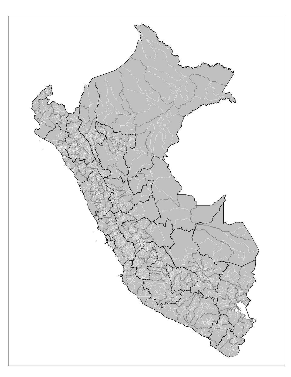 Mapa del Perú
